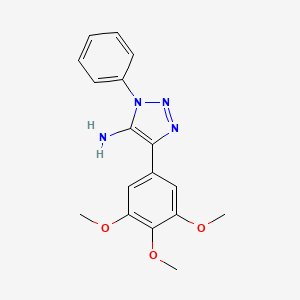 1-phenyl-4-(3,4,5-trimethoxyphenyl)-1H-1,2,3-triazol-5-amine