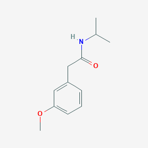 molecular formula C12H17NO2 B2421222 N-Isopropyl-2-(3-methoxyphenyl)acetamide CAS No. 1459264-33-5