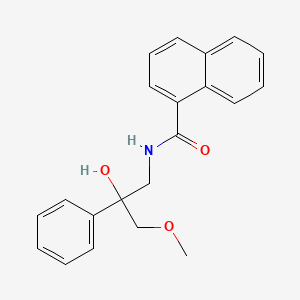 N-(2-hydroxy-3-methoxy-2-phenylpropyl)-1-naphthamide