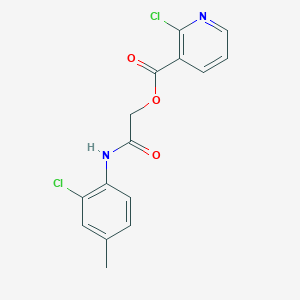 [2-(2-Chloro-4-methylanilino)-2-oxoethyl] 2-chloropyridine-3-carboxylate