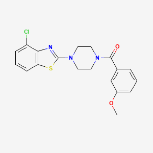 (4-(4-Chlorobenzo[d]thiazol-2-yl)piperazin-1-yl)(3-methoxyphenyl)methanone