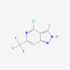 4-Chloro-3-methyl-6-(trifluoromethyl)-2H-pyrazolo[4,3-c]pyridine