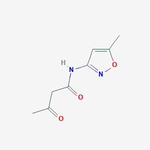 N-(5-methyl-1,2-oxazol-3-yl)-3-oxobutanamide