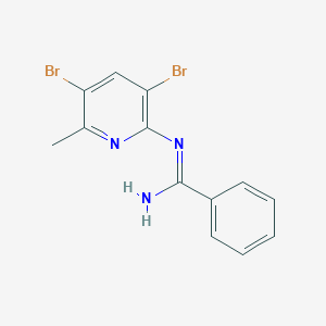 Benzamidine,n-(3,5-dibromo-6-methyl-2-pyridinyl)-