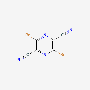 3,6-Dibromopyrazine-2,5-dicarbonitrile