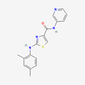 2-((2,4-dimethylphenyl)amino)-N-(pyridin-3-yl)thiazole-4-carboxamide