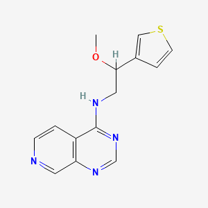 N-(2-Methoxy-2-thiophen-3-ylethyl)pyrido[3,4-d]pyrimidin-4-amine