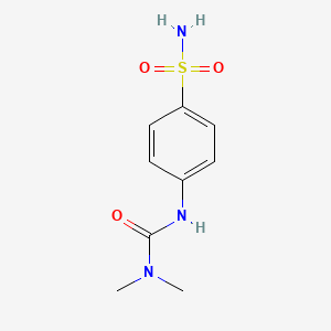 molecular formula C9H13N3O3S B2421337 1,1-Dimethyl-3-(4-sulfamoylphenyl)urea CAS No. 91328-92-6