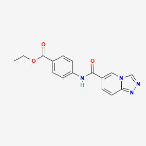 Ethyl 4-([1,2,4]triazolo[4,3-a]pyridine-6-carboxamido)benzoate