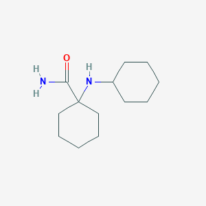 molecular formula C13H24N2O B2421348 1-(环己基氨基)环己烷-1-甲酰胺 CAS No. 97039-50-4