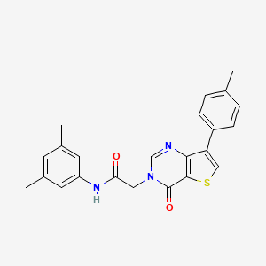 N-(3,5-dimethylphenyl)-2-[7-(4-methylphenyl)-4-oxothieno[3,2-d]pyrimidin-3(4H)-yl]acetamide