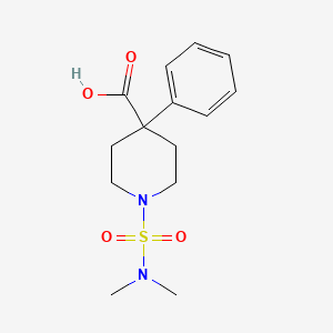 1-[(Dimethylamino)sulfonyl]-4-phenylpiperidine-4-carboxylic acid