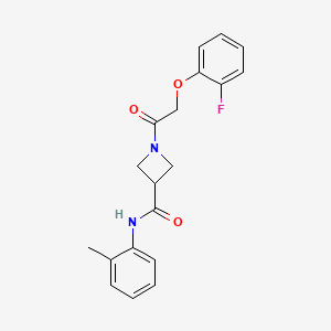 1-(2-(2-fluorophenoxy)acetyl)-N-(o-tolyl)azetidine-3-carboxamide