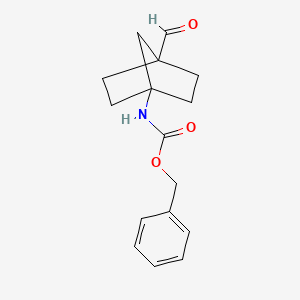 Benzyl (4-formylbicyclo[2.2.1]heptan-1-yl)carbamate