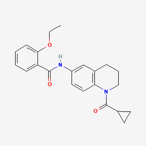 N-[1-(cyclopropanecarbonyl)-3,4-dihydro-2H-quinolin-6-yl]-2-ethoxybenzamide