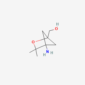 (4-Amino-3,3-dimethyl-2-oxabicyclo[2.1.1]hexan-1-yl)methanol