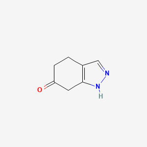 molecular formula C7H8N2O B2421426 4,5-二氢-1H-吲唑-6(7H)-酮 CAS No. 74197-19-6