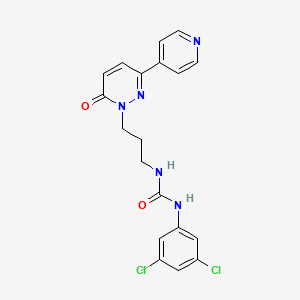 1-(3,5-dichlorophenyl)-3-(3-(6-oxo-3-(pyridin-4-yl)pyridazin-1(6H)-yl)propyl)urea