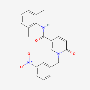 N-(2,6-dimethylphenyl)-1-[(3-nitrophenyl)methyl]-6-oxopyridine-3-carboxamide