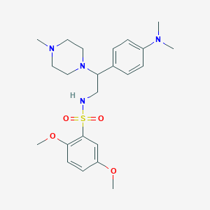 N-(2-(4-(dimethylamino)phenyl)-2-(4-methylpiperazin-1-yl)ethyl)-2,5-dimethoxybenzenesulfonamide