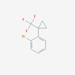 1-Bromo-2-[1-(trifluoromethyl)cyclopropyl]benzene