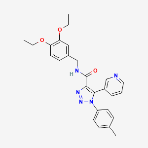 molecular formula C26H27N5O3 B2421461 2-(4-乙基苯基)-7-甲氧基-N-(3-甲氧基丙基)咪唑并[2,1-b][1,3]苯并噻唑-3-胺 CAS No. 1207057-60-0