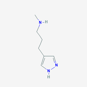 N-methyl-3-(1H-pyrazol-4-yl)propan-1-amine