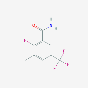 2-Fluoro-3-methyl-5-(trifluoromethyl)benzamide