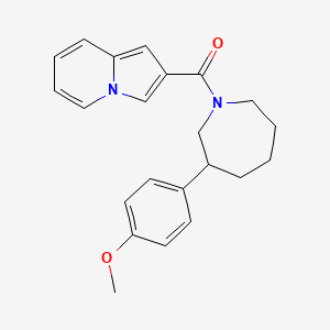 Indolizin-2-yl(3-(4-methoxyphenyl)azepan-1-yl)methanone