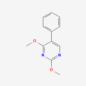 molecular formula C12H12N2O2 B2421494 2,4-二甲氧基-5-苯基嘧啶 CAS No. 685866-81-3