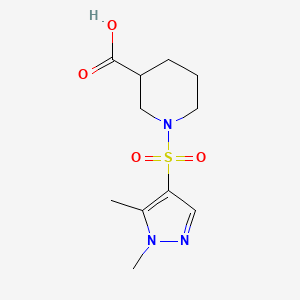 1-(1,5-Dimethyl-1H-pyrazole-4-sulfonyl)-piperidine-3-carboxylic acid