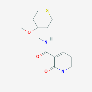 N-((4-methoxytetrahydro-2H-thiopyran-4-yl)methyl)-1-methyl-2-oxo-1,2-dihydropyridine-3-carboxamide