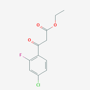 Ethyl 3-(4-chloro-2-fluorophenyl)-3-oxopropanoate