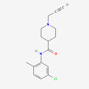 N-(5-Chloro-2-methylphenyl)-1-prop-2-ynylpiperidine-4-carboxamide