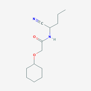 molecular formula C13H22N2O2 B2421561 N-(1-cyanobutyl)-2-(cyclohexyloxy)acetamide CAS No. 1311802-83-1
