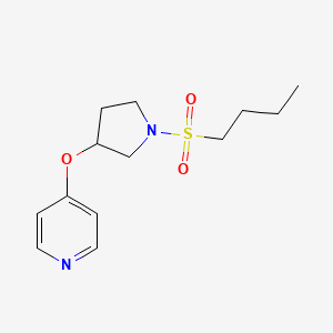 4-((1-(Butylsulfonyl)pyrrolidin-3-yl)oxy)pyridine
