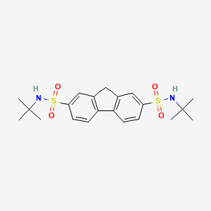N2,N7-di-tert-butyl-9H-fluorene-2,7-disulfonamide