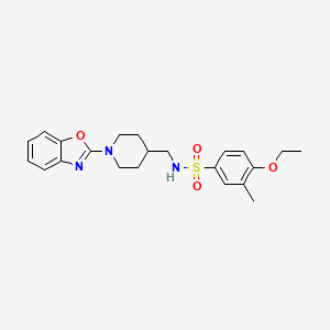 N-((1-(benzo[d]oxazol-2-yl)piperidin-4-yl)methyl)-4-ethoxy-3-methylbenzenesulfonamide