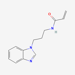N-[3-(benzimidazol-1-yl)propyl]prop-2-enamide