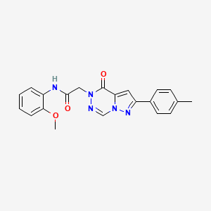N-(2-methoxyphenyl)-2-(oxo-8-(p-tolyl)pyrazolo[1,5-d][1,2,4]triazin-1-yl)acetamide