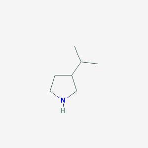 molecular formula C7H15N B2421711 3-(Propan-2-yl)pyrrolidine CAS No. 34971-73-8