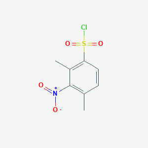 2,4-Dimethyl-3-nitrobenzene-1-sulfonyl chloride