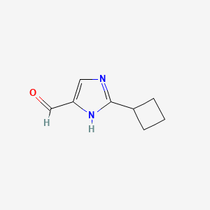 2-cyclobutyl-1H-imidazole-5-carbaldehyde