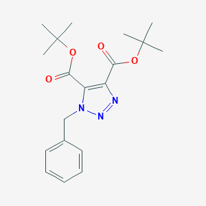 molecular formula C19H25N3O4 B242177 di(tert-butyl) 1-benzyl-1H-1,2,3-triazole-4,5-dicarboxylate 