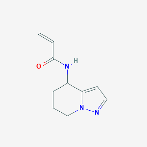 molecular formula C10H13N3O B2421776 N-(4,5,6,7-Tetrahydropyrazolo[1,5-a]pyridin-4-yl)prop-2-enamide CAS No. 2224238-09-7
