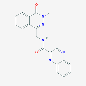N-((3-methyl-4-oxo-3,4-dihydrophthalazin-1-yl)methyl)quinoxaline-2-carboxamide