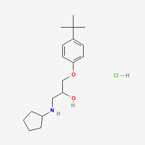 1-(4-(Tert-butyl)phenoxy)-3-(cyclopentylamino)propan-2-ol hydrochloride