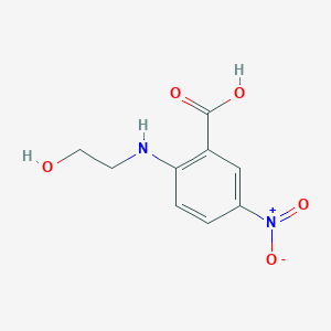 2-[(2-Hydroxyethyl)amino]-5-nitrobenzoic acid