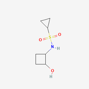 N-(2-hydroxycyclobutyl)cyclopropanesulfonamide