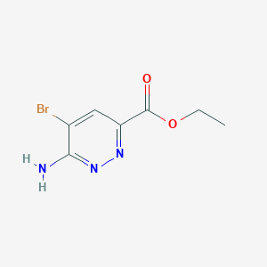 Ethyl 6-amino-5-bromopyridazine-3-carboxylate